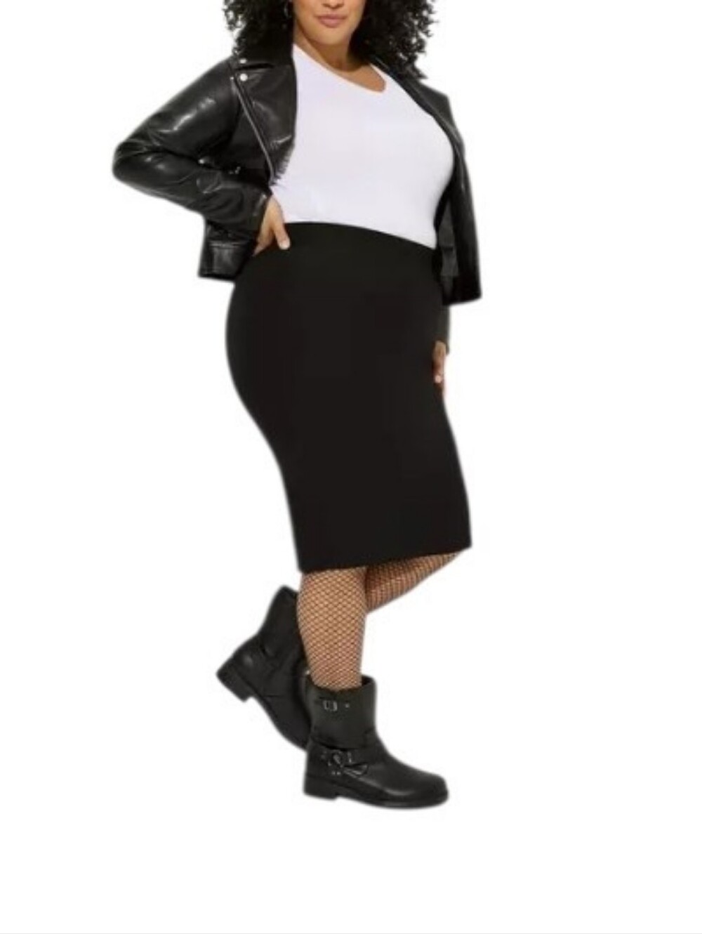 Torrid Midi Studio Luxe Ponte Pencil Skirt